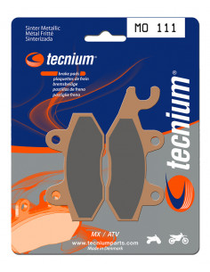 Plaquettes de frein TECNIUM MX/Quad métal fritté - MO111