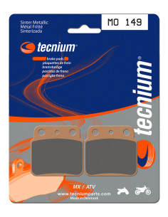 Plaquettes de frein TECNIUM MX/Quad métal fritté - MO149