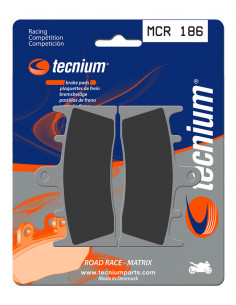 Plaquettes de frein TECNIUM Racing métal fritté carbone - MCR186