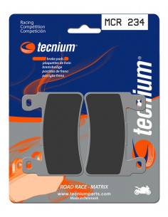 Plaquettes de frein TECNIUM Racing métal fritté carbone - MCR234