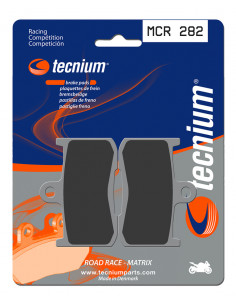 Plaquettes de frein TECNIUM Racing métal fritté carbone - MCR282