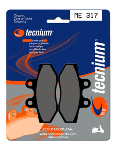 Plaquettes de frein TECNIUM Scooter organique - ME317