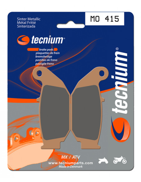 Plaquettes de frein TECNIUM MX/Quad métal fritté - MO415
