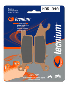 Plaquettes de frein TECNIUM Racing MX/Quad métal fritté - MOR349