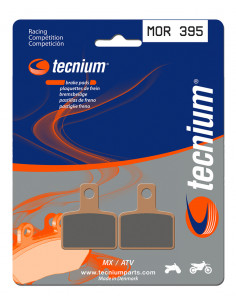 Plaquettes de frein TECNIUM Racing MX/Quad métal fritté - MOR395