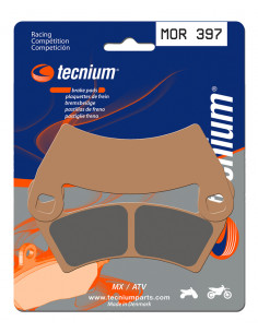 Plaquettes de frein TECNIUM Racing MX/Quad métal fritté - MOR397