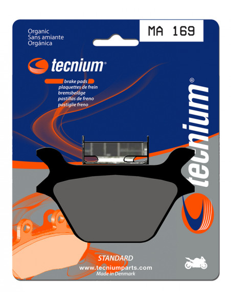 Plaquettes de frein TECNIUM route organique - MA169