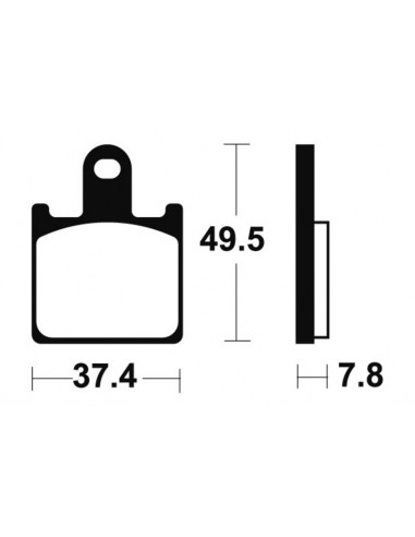 Plaquettes de frein TECNIUM Performance métal fritté - MF338