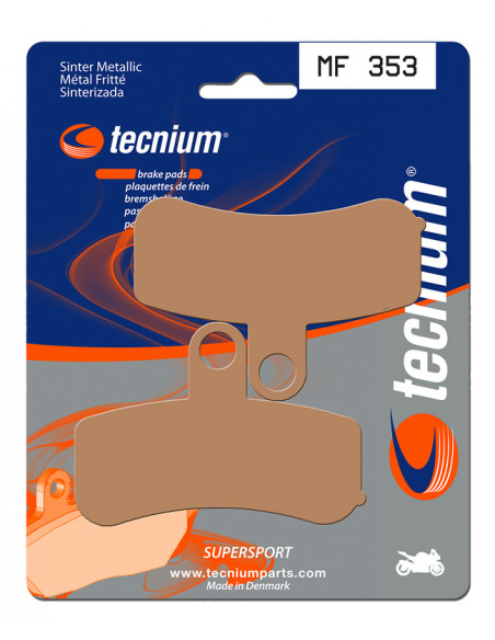 Plaquettes de frein TECNIUM Performance métal fritté - MF353