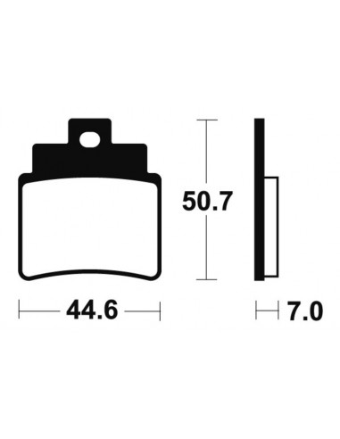 Plaquettes de frein TECNIUM Maxi Scooter métal fritté - MSS275