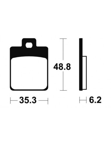 Plaquettes de frein TECNIUM Maxi Scooter métal fritté - MSS368