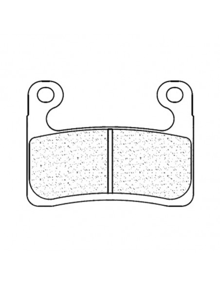 Plaquettes de frein CL BRAKES route métal fritté - 1257XBK5