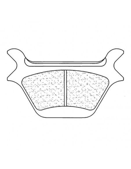 Plaquettes de frein CL BRAKES Route métal fritté - 2370RX3