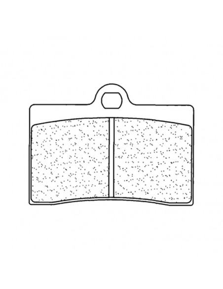 Plaquettes de frein CL BRAKES route métal fritté - 2247A3+