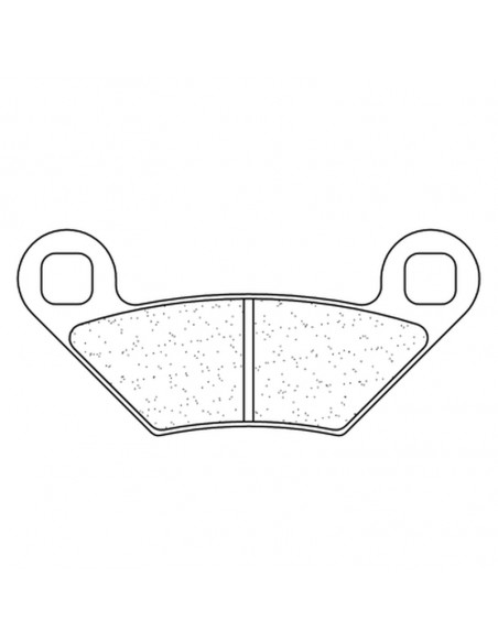 Plaquettes de frein CL BRAKES Quad métal fritté - 1222ATV1