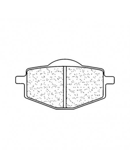 Plaquettes de frein CL BRAKES Route métal fritté - 2284RX3