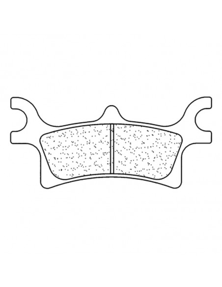 Plaquettes de frein CL BRAKES Off-Road métal fritté - 1165X59
