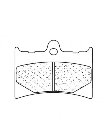 Plaquettes de frein CL BRAKES route métal fritté - 2398A3+