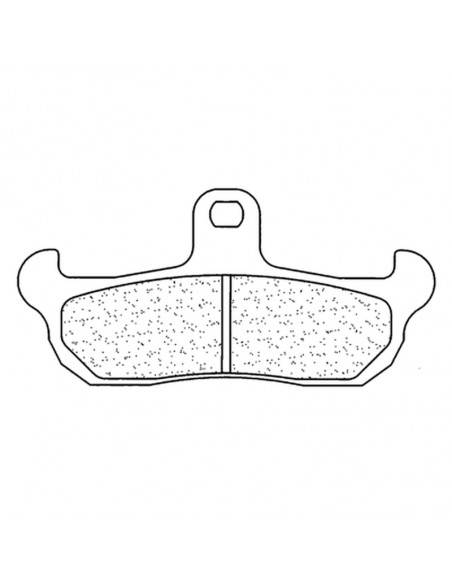 Plaquettes de frein CL BRAKES Off-Road métal fritté - 2400EN10
