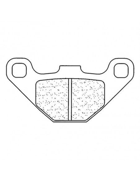 Plaquettes de frein CL BRAKES Quad métal fritté - 2466ATV1