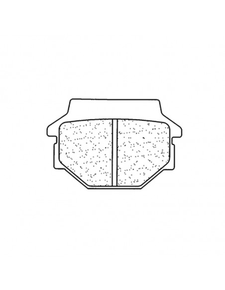 Plaquettes de frein CL BRAKES Off-Road métal fritté - 2466MX10