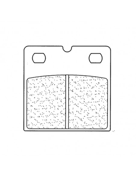 Plaquettes de frein CL BRAKES route métal fritté - 2840A3+