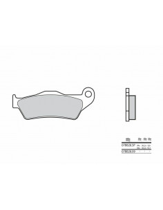 Plaquettes de frein BREMBO route métal fritté - 07BB28SP