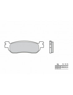 Plaquettes de frein BREMBO route métal fritté - 07YA37SP