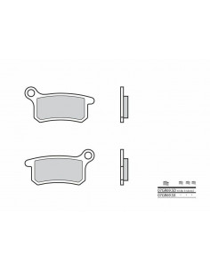 Plaquettes de frein BREMBO Off-Road métal fritté - 07GR69SD