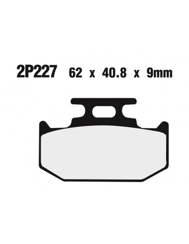 Plaquettes de frein NISSIN Off-Road semi-métallique - 2P-227GS