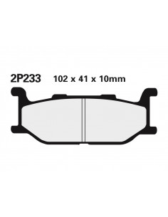 Plaquettes de frein NISSIN route semi-métallique - 2P-233NS