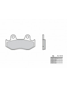 Plaquettes de frein BREMBO Off-Road métal fritté - 07HO15SX