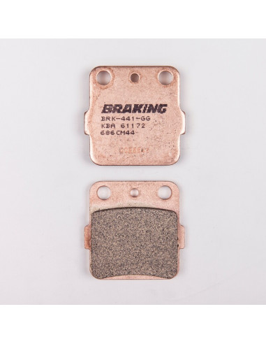 Plaquettes de frein BRAKING Off-Road/Quad métal fritté - 686CM44