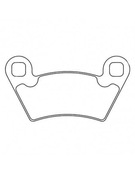 Plaquettes de frein CL BRAKES Quad métal fritté - 1230ATV1