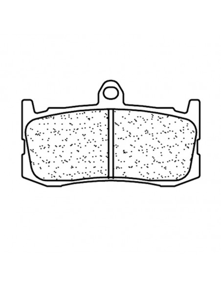 Plaquettes de frein CL BRAKES Racing métal fritté - 1209C60