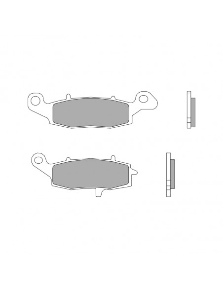 Plaquettes de frein BREMBO route/sport métal fritté - 07KA19SR