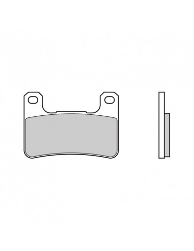 Plaquettes de frein BREMBO type 07SU27 SR métal fritté - sport