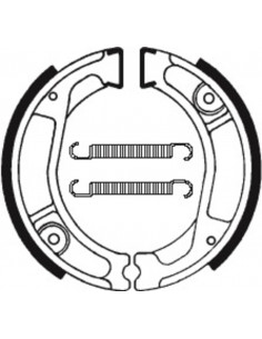 Mâchoires de frein TECNIUM Street organique - BA029