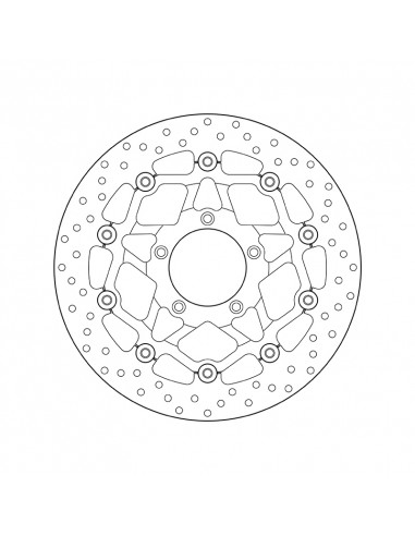 Disque de frein BREMBO Oro flottant - 78B40889