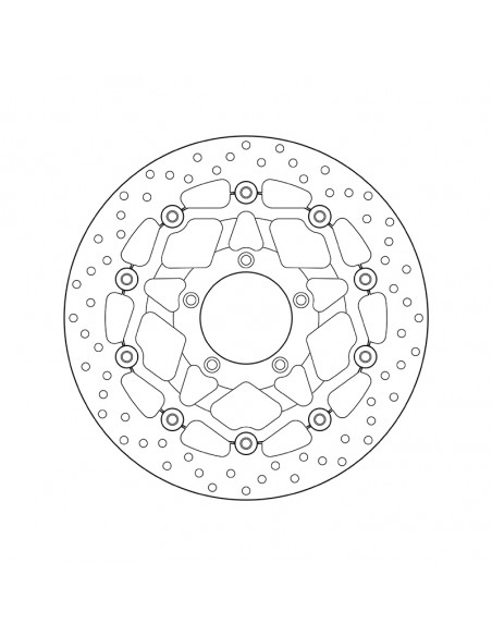 Disque de frein BREMBO Oro flottant - 78B40889