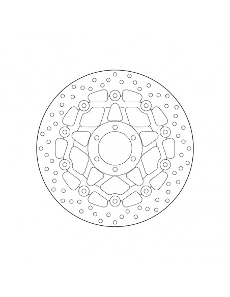 Disque de frein BREMBO Oro flottant - 78B408A2