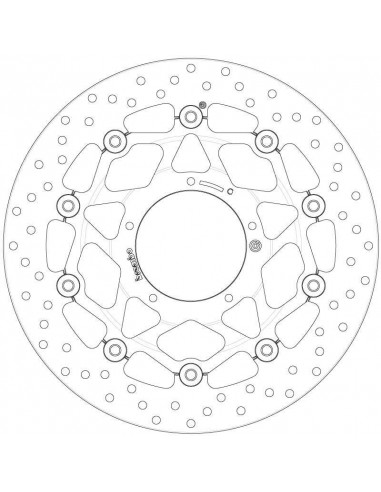 Disque de frein BREMBO Oro flottant - 78B408B7