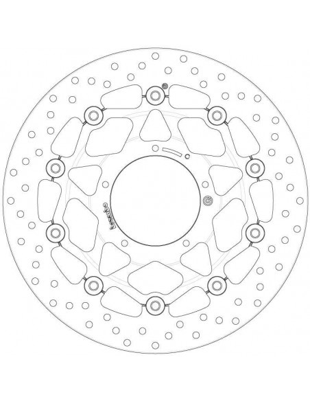 Disque de frein BREMBO Oro flottant - 78B408B7
