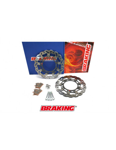 Kit Disque de frein Oversize BRAKING Wave flottant - 320 OKWK10